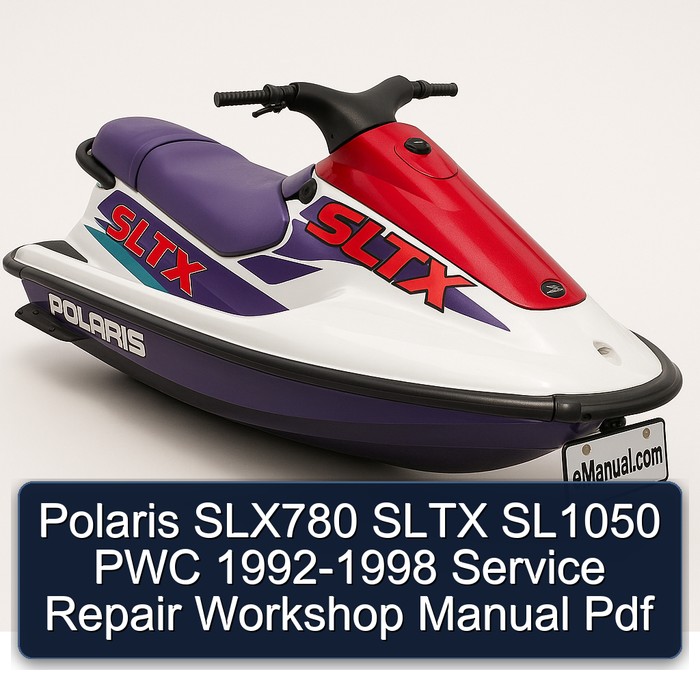 Polaris SLX780 SLTX SL1050 PWC 1992-1998 Service Repair Workshop Manual  Pdf