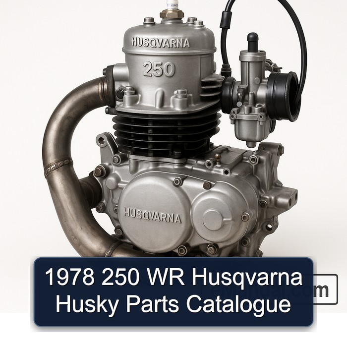 Catálogo de Piezas Husqvarna Husky WR 250 1978