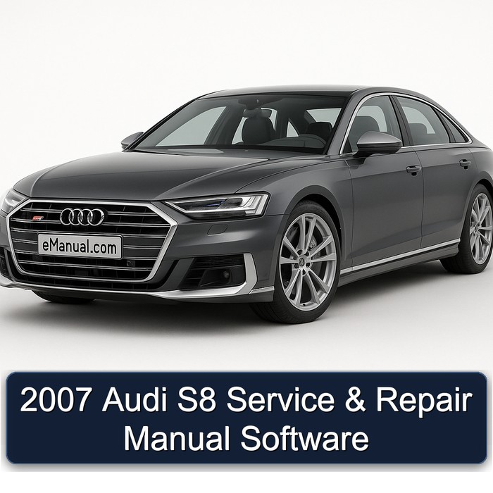 2007 Audi S8 Service & Repair Manual Software