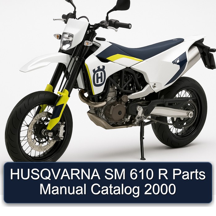 HUSQVARNA SM 610 R Parts Manual Catalog 2000