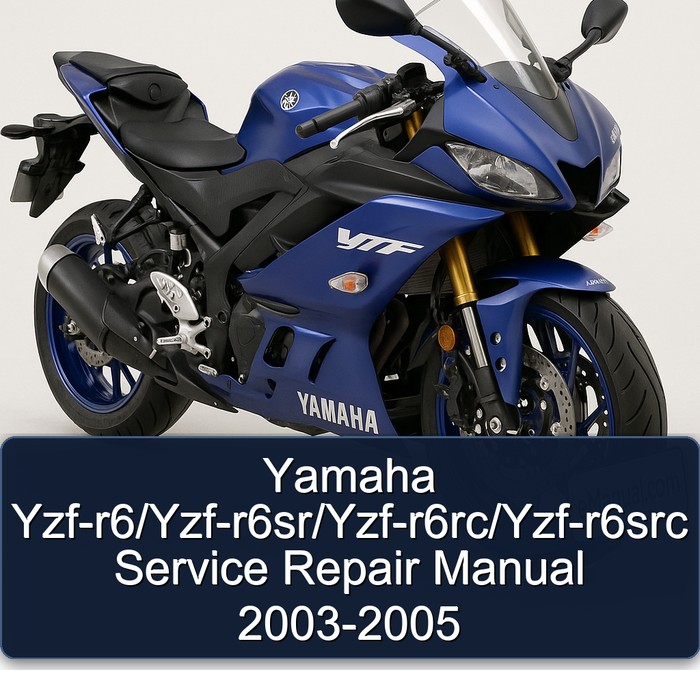 Yamaha Yzf-r6/Yzf-r6sr/Yzf-r6rc/Yzf-r6src Manual de servicio y reparación 2003-2005