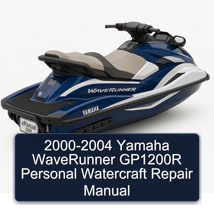 2000-2004 Yamaha WaveRunner GP1200R Personal Watercraft Repair Manual