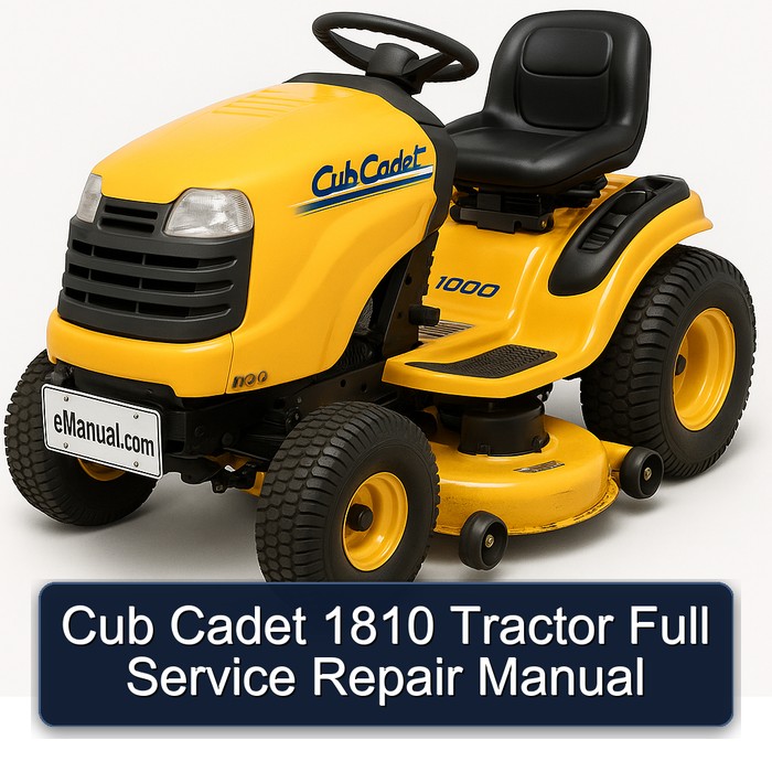 Cub Cadet 1810 Tractor Full Service Repair Manual