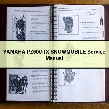 Yamaha PZ50GTX Snowmobile Workshop Service Repair Manual PDF Download