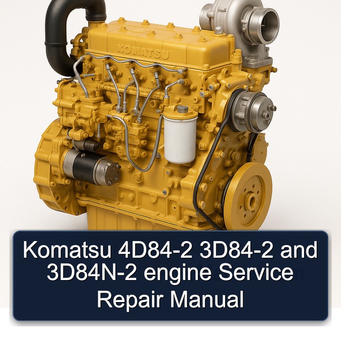 Komatsu 4D84-2 3D84-2 and 3D84N-2 engine Service Repair Manual
