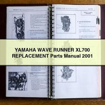 Yamaha Wave Runner XL700 Replacement Parts Catalog PDF Download