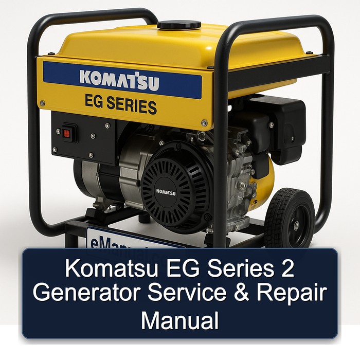 Komatsu EG Series 2 Generator Service & Repair Manual