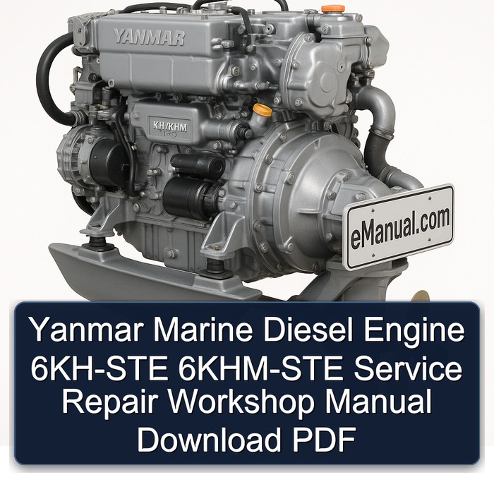 Yanmar Marine Diesel Engine 6KH-STE 6KHM-STE Service Repair Workshop Manual Download PDF
