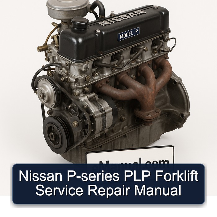 Manual de Servicio y Reparación de la Carretilla Elevadora Nissan Serie P PLP