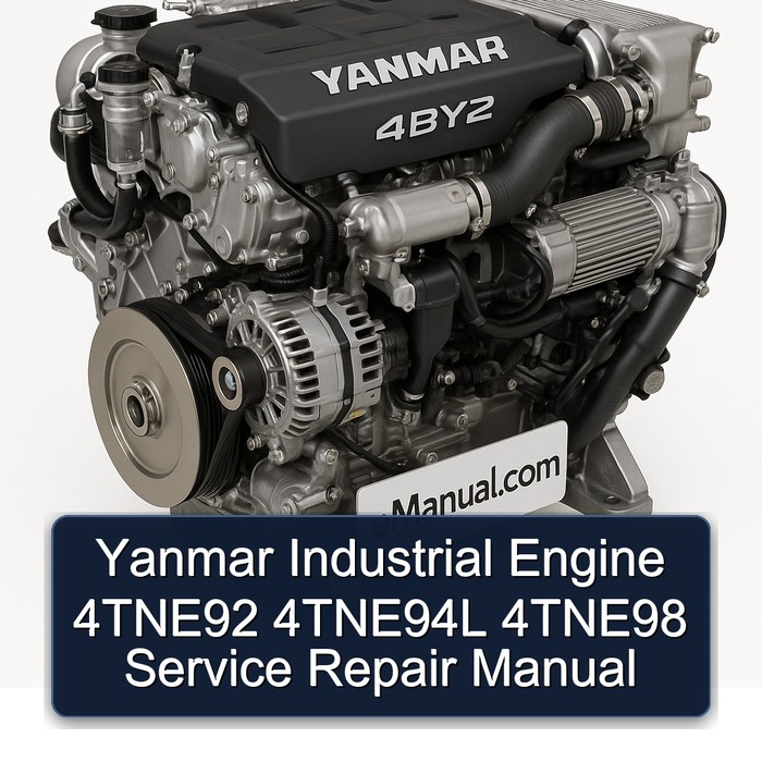 Manual de Servicio y Reparación del Motor Industrial Yanmar 4TNE92, 4TNE94L, 4TNE98