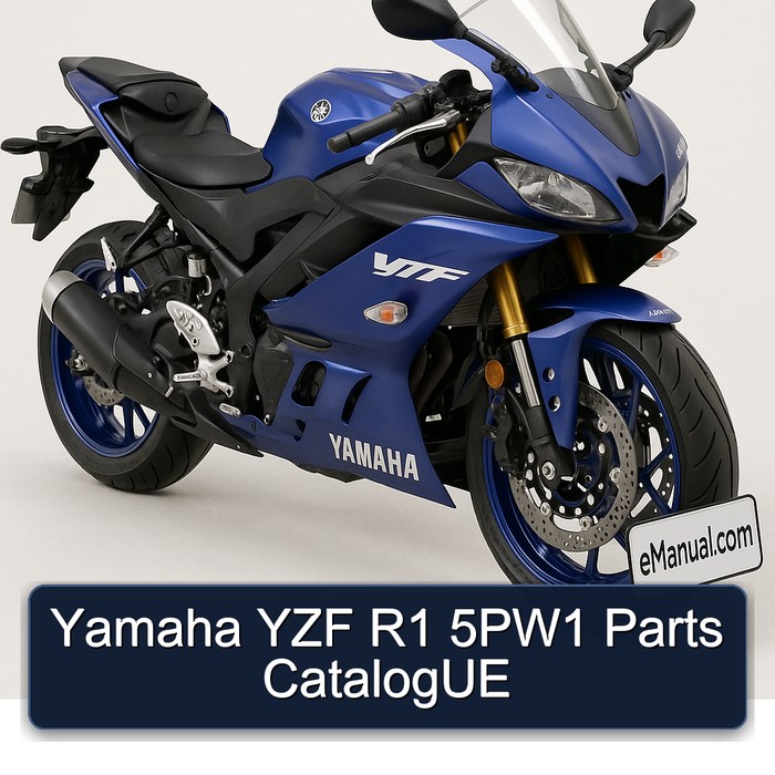 Yamaha YZF R1 5PW1 Parts CatalogUE