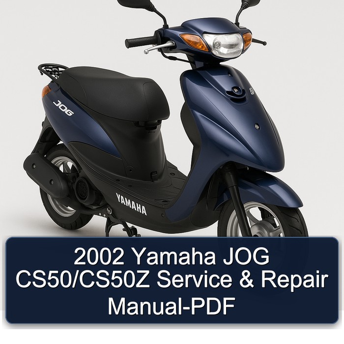 2002 Yamaha JOG CS50/CS50Z Manual de servicio y reparación-PDF