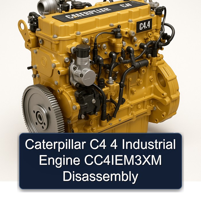 Caterpillar C4 4 Industrial Engine CC4IEM3XM Disassembly