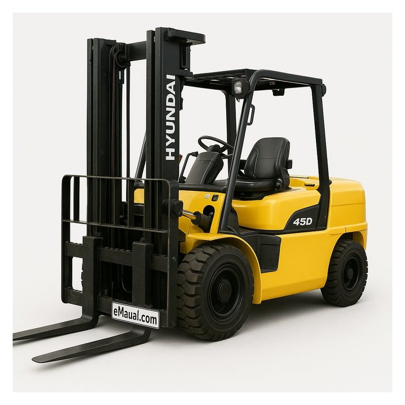 Hyundai Forklift Truck 35D/40D/45D-7E 50D-7AE Workshop Service Repair Manual PDF Download