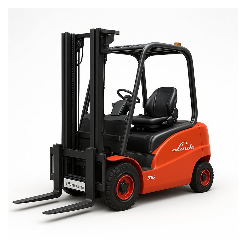 Linde Diesel Forklift Truck 316-03 Series: S30 S40 S50 S60 Operating Manual (User Manual) PDF Download
