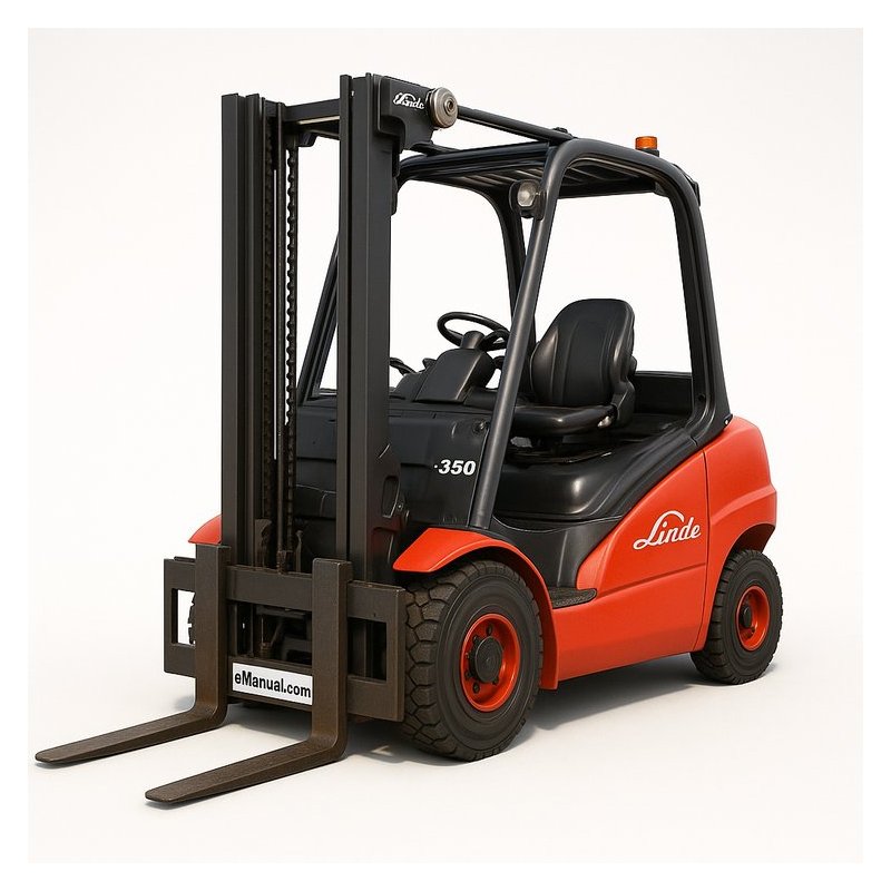 Linde Ic-Engined Forklift Truck 350-02 Series: H12 H16 H18 Service Training Manual PDF Download