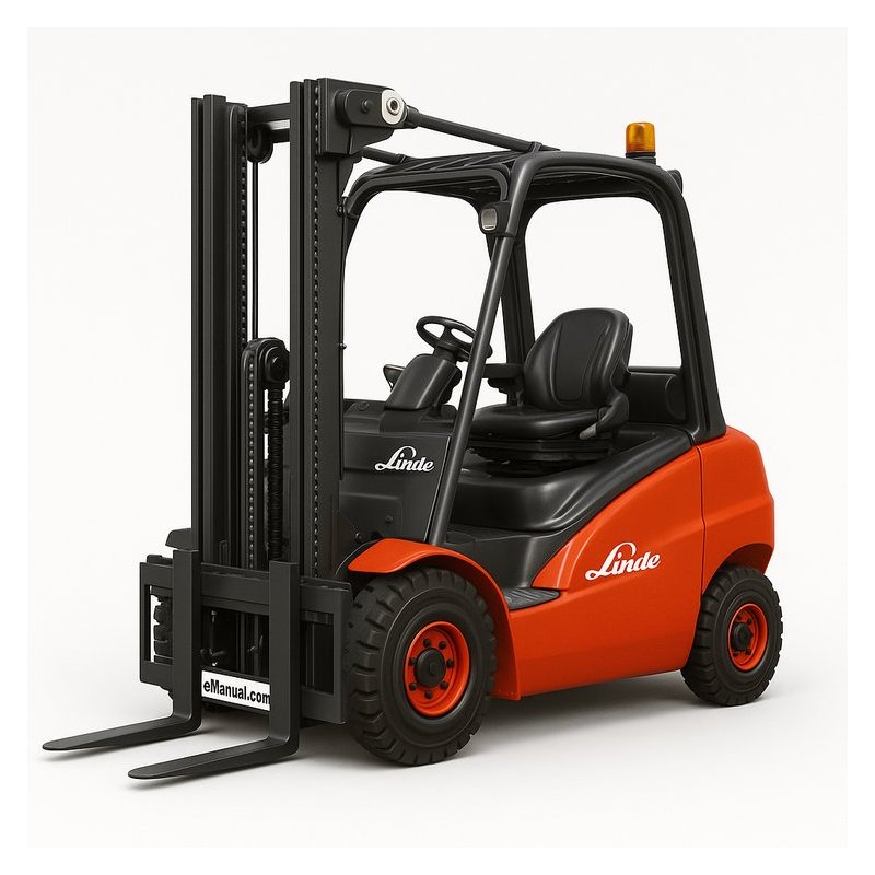 Linde Forklift Truck 352-05 Series with Deutz Diesel Engine: H35 H40 H45 H50 Operating Manual PDF Download