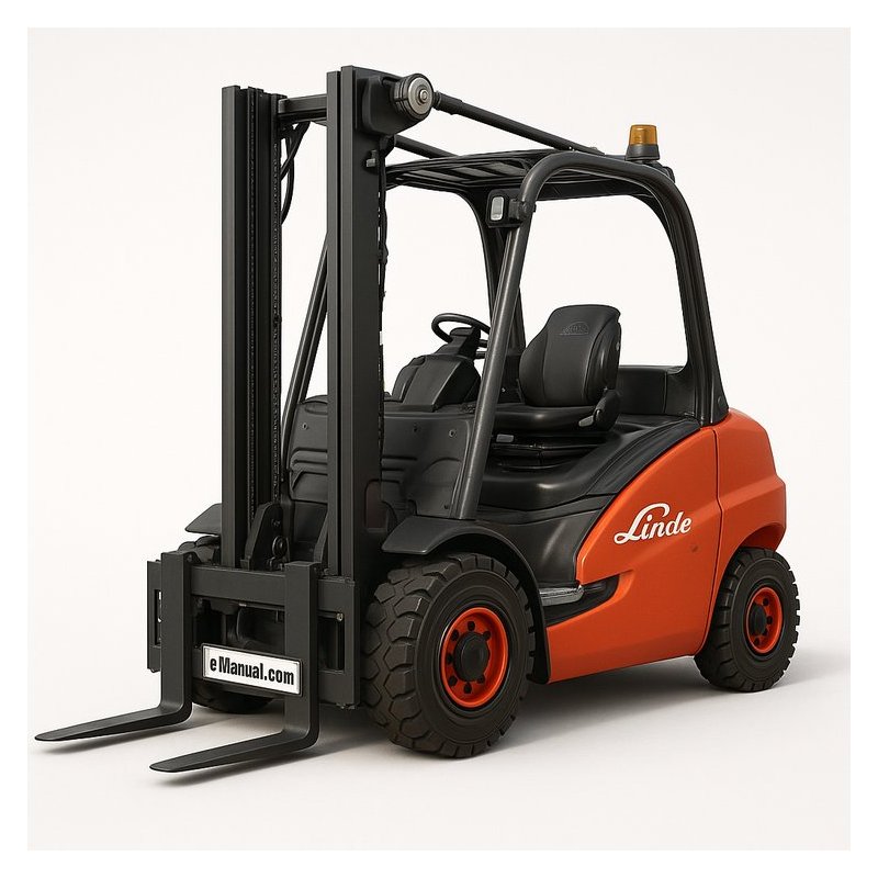 Linde Diesel Forklift Truck H-Series Type 396: H50D H60D H70D H80D Operating Instructions (User Manual) PDF Download