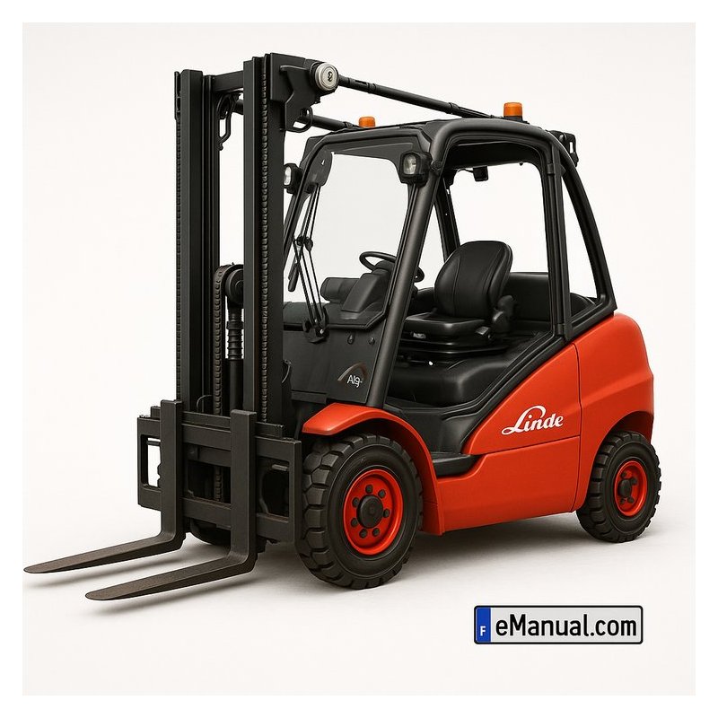 Linde Lpg Forklift Truck 351-02 Series: H20 H25 Operating Manual (User Manual) PDF Download