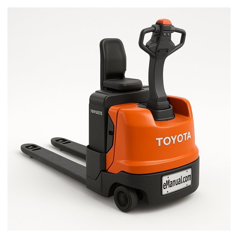 Toyota High Level Orderpicker Type 7BPUE15 Sn from 80001 Workshop Service Repair Manual PDF Download