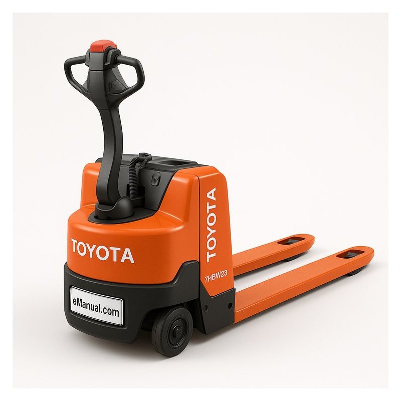 Toyota Powered Pallet Walkie 7HBW23 Sn 24501 and Up Workshop PDF Download